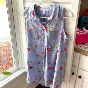 BCBG Blue Multi Dress